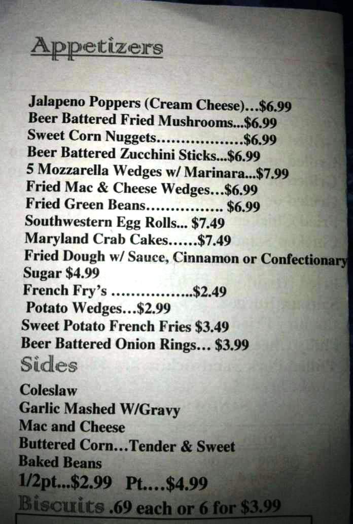 Chicken Joint - Berlin, CT menu_pic