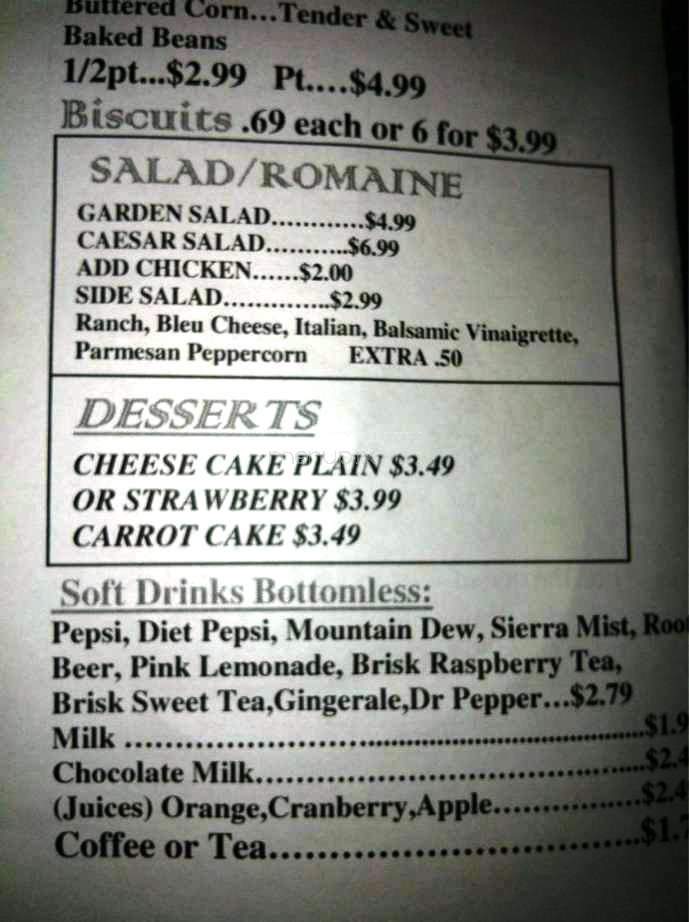 Chicken Joint - Berlin, CT menu_pic
