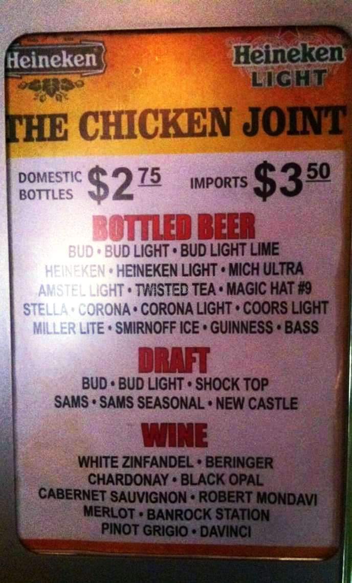 Chicken Joint - Berlin, CT menu_pic