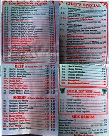 China Town Kitchen - Peoria, IL menu_pic