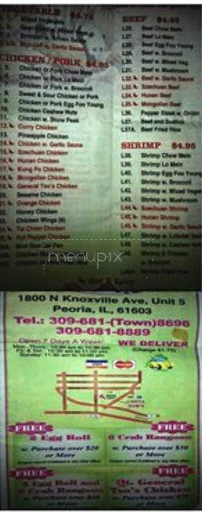 China Town Kitchen - Peoria, IL menu_pic