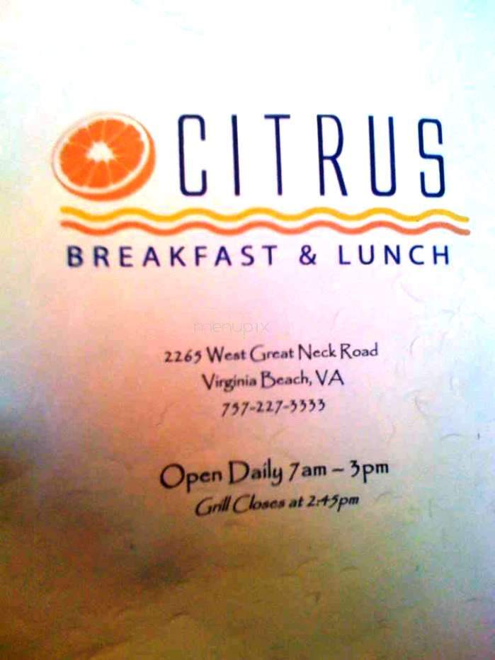 /4603078/Citrus-Breakfast-and-Lunch-Virginia-Beach-VA - Virginia Beach, VA