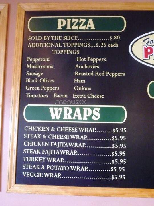D & G Pizza - Beaver Falls, PA menu_pic