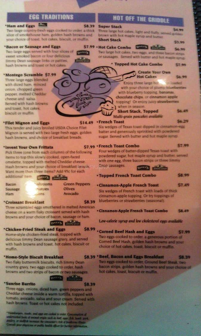 Dee's Family Restaurant - Salt Lake City, UT menu_pic