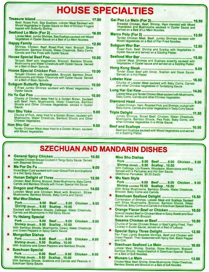 Happy Dragon Chinese Restaurant - Biddeford, ME menu_pic