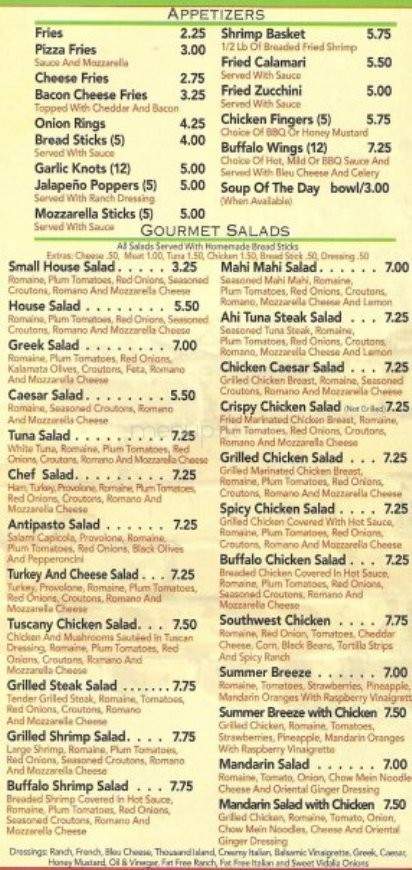 Christopher's Pizza & Subs - Harrisburg, PA menu_pic