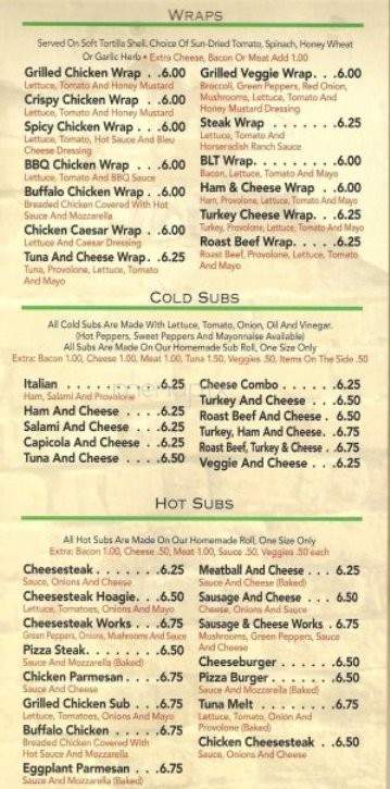 Christopher's Pizza & Subs - Harrisburg, PA menu_pic