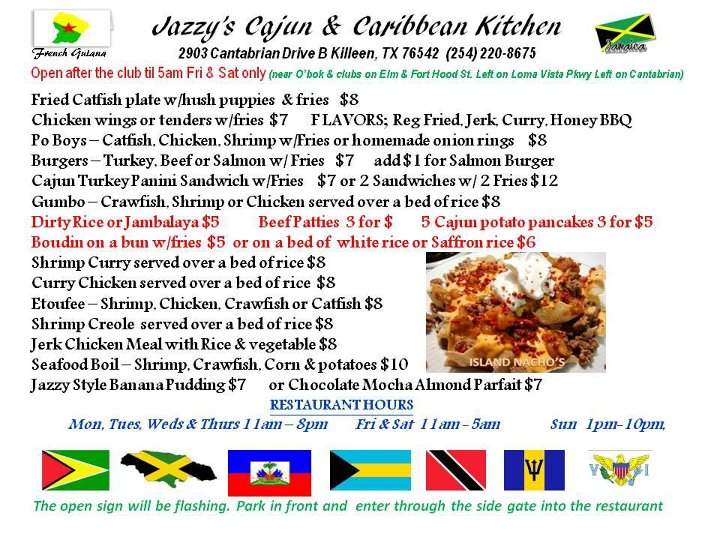 /380123793/Jazzys-Cajun-and-Caribbean-Killeen-TX - Killeen, TX