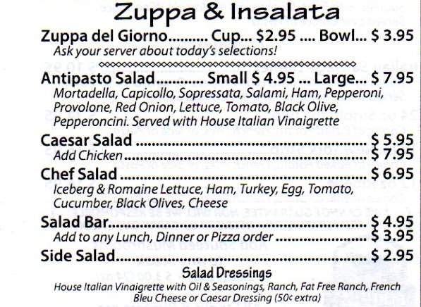 Macri's Italian Kitchen - South Bend, IN menu_pic