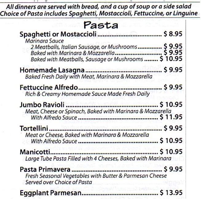 Macri's Italian Kitchen - South Bend, IN menu_pic