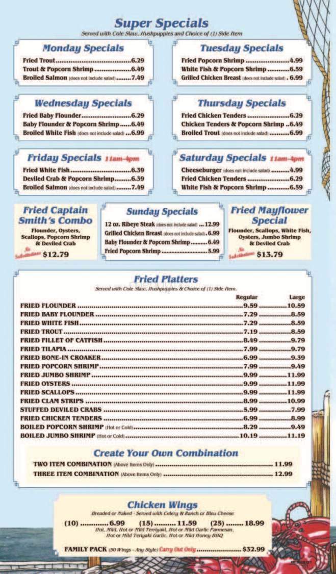 Mayflower Seafood - Wilson, NC menu_pic