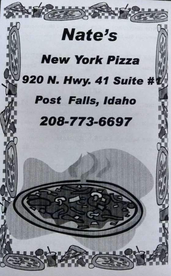 Nate's New York Pizza - Post Falls, ID menu_pic