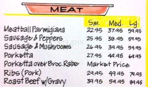 Only The Best Pizza Restaurant - West Haven, CT menu_pic