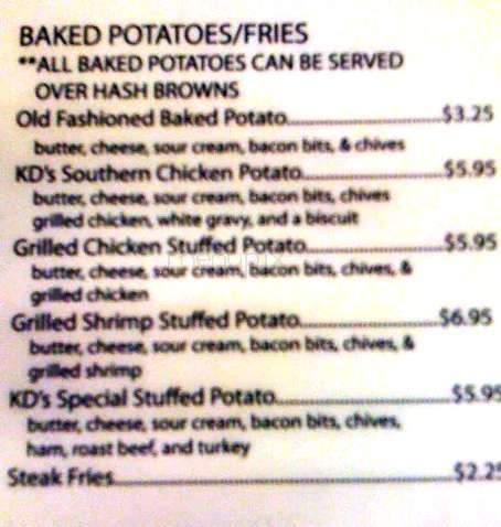 K D's Po-Boys Soup & Salad - Lake Charles, LA menu_pic