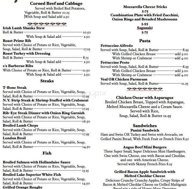 Paul's Family Restaurant - Elgin, IL menu_pic