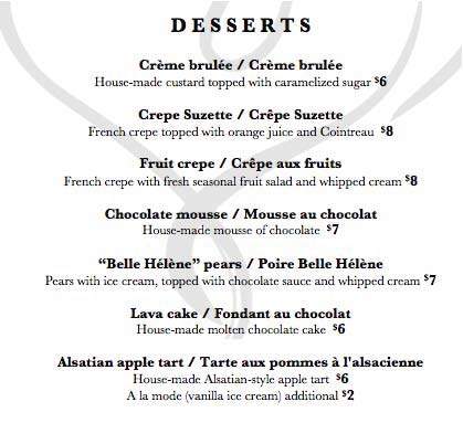 Cafe Boulevard - Victoria, BC menu_pic
