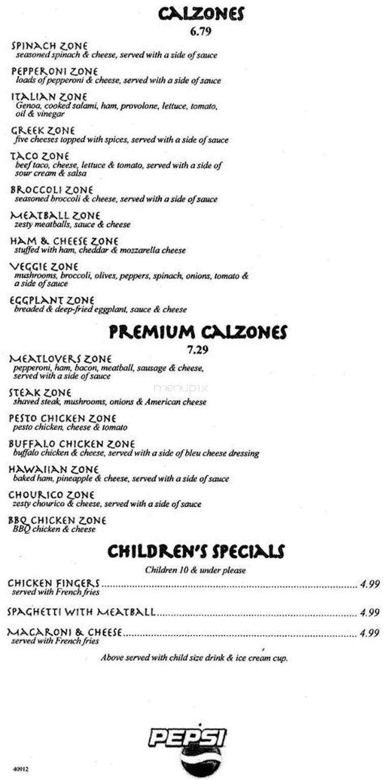 Rocky Point Pub - Warwick, RI menu_pic