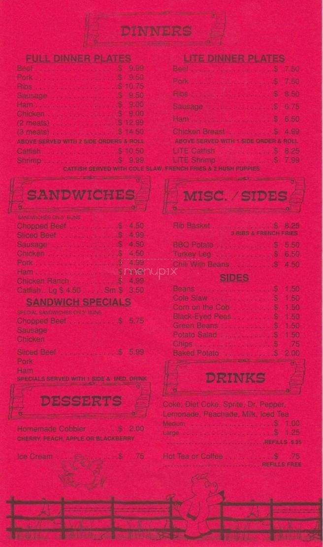 Sparerib BBQ Co - Farmington, NM menu_pic