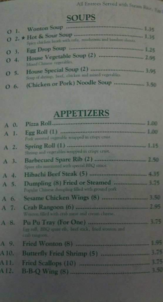 Sesame House - Arlington, TX menu_pic