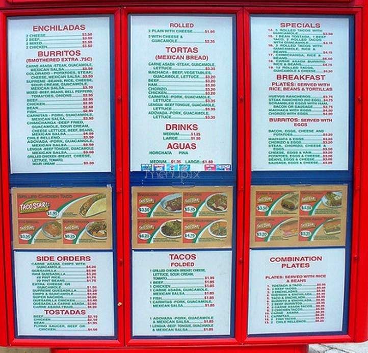 Taco Star - Pueblo, CO menu_pic