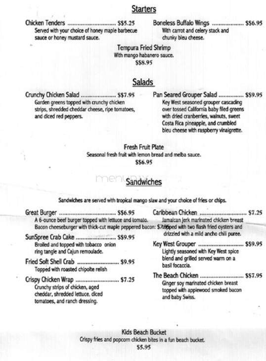 Tiki Bob's Cantina - Richmond, VA menu_pic