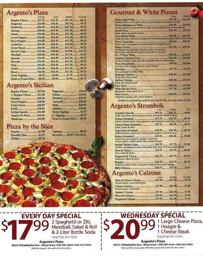 /3801195/Argentos-Pizza-and-Restaurant-Boyertown-PA - Boyertown, PA