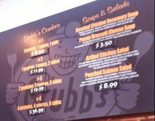 Dr Grubb's - Claremont, CA menu_pic