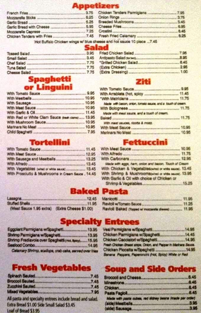Franco's Pizza & Pasta - Dover, DE menu_pic