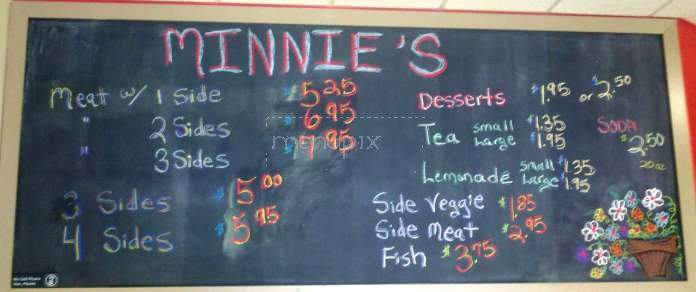 Minnie's Uptown Restaurant - Columbus, GA menu_pic