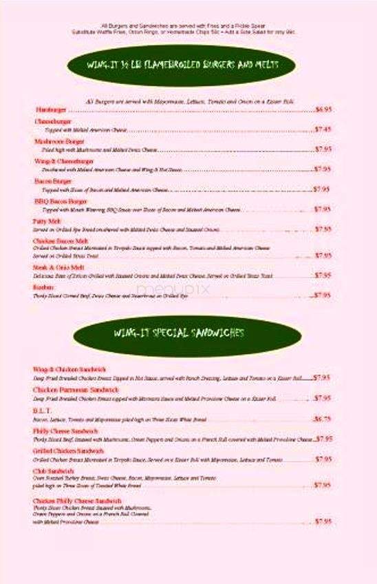 Wing-It - Jacksonville, FL menu_pic