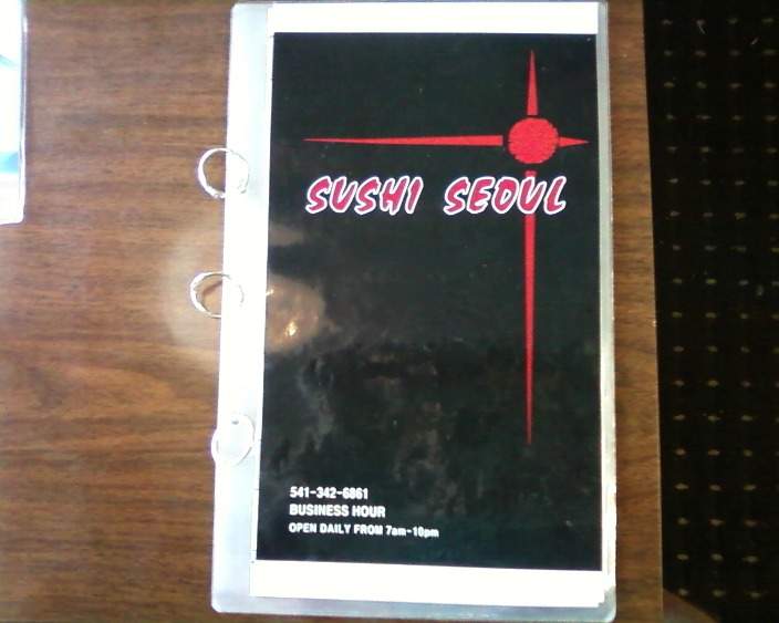 Sushi Seoul - Eugene, OR menu_pic