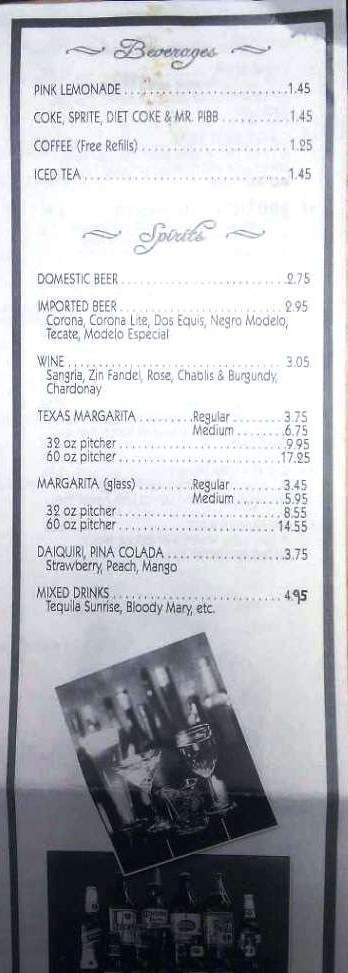 El Agave - Hammond, LA menu_pic