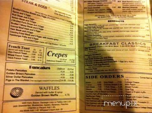 Egg Shack - Calumet Park, IL menu_pic