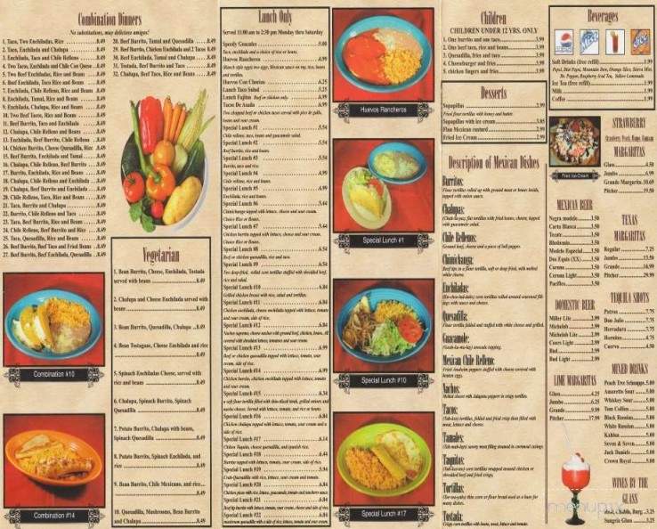 El Patron Mexican Grill - Ogden, UT menu_pic