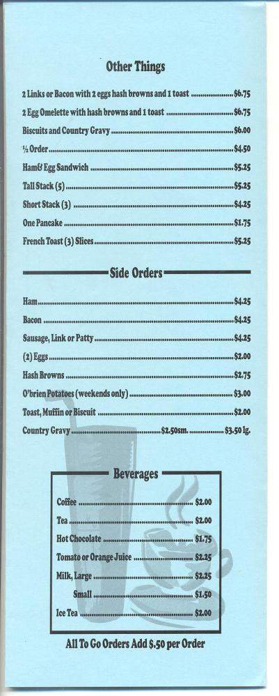 Shooter's Pub & Grill - Eugene, OR menu_pic