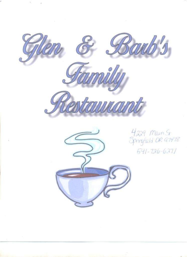 /380021574/Glen-and-Barbs-Family-Restaurant-Springfield-OR - Springfield, OR