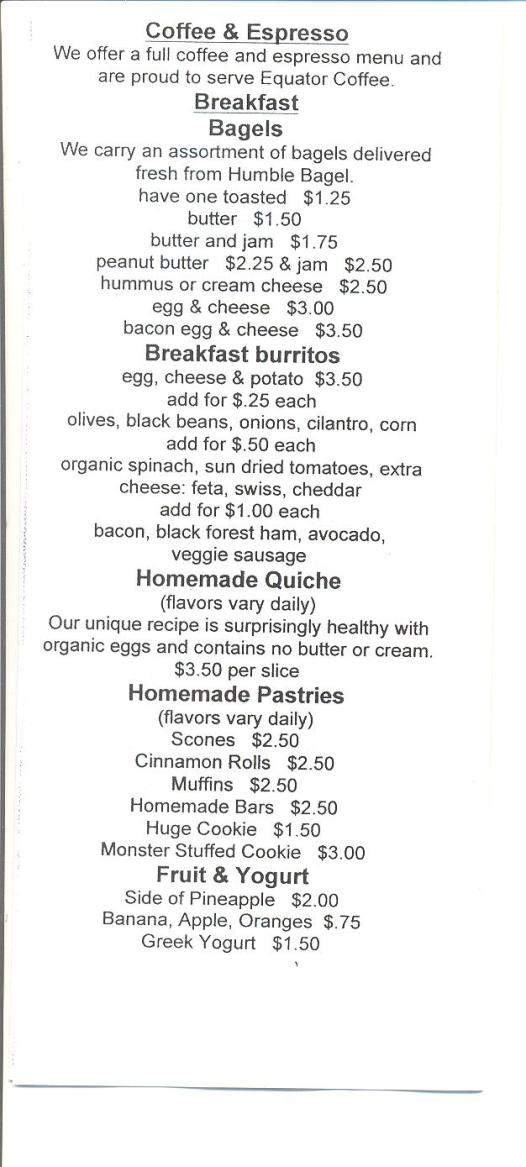 Chase Gardens Cafe and Bistro - Eugene, OR menu_pic