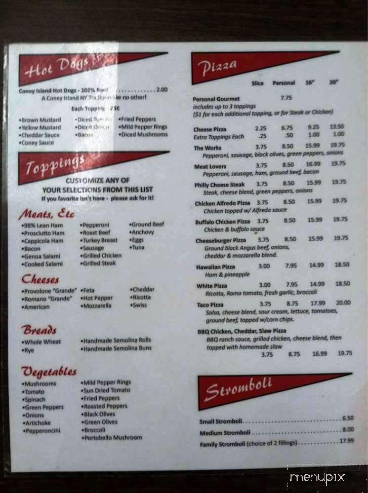 Front Street Deli - Altoona, PA menu_pic