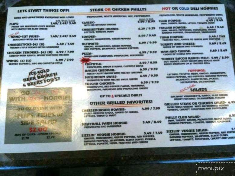 Fat Phillys - Holly Springs, NC menu_pic