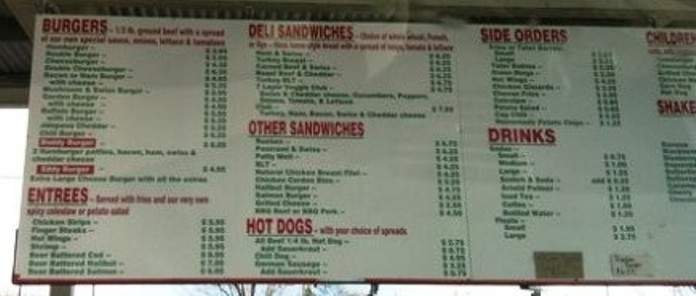 Fast Eddy's - Walla Walla, WA menu_pic