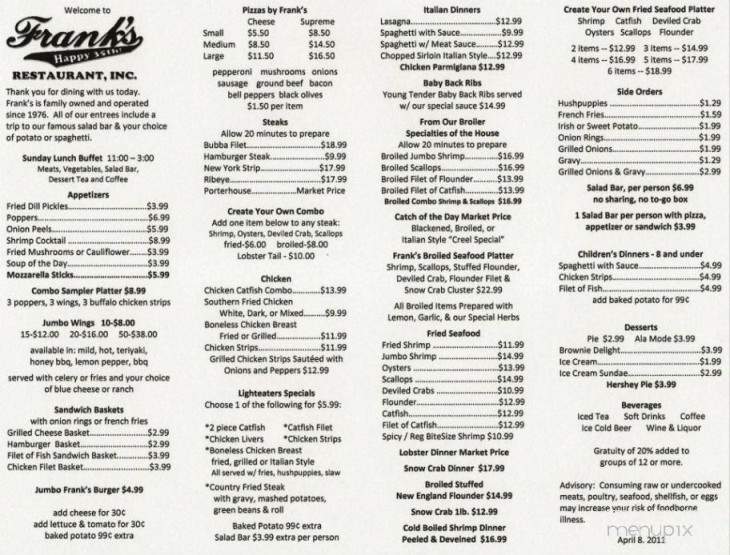 /2200185/Franks-Restaurant-Covington-GA - Covington, GA