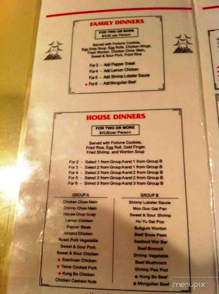 Four Joys Chinese Restaurant - Albuquerque, NM menu_pic