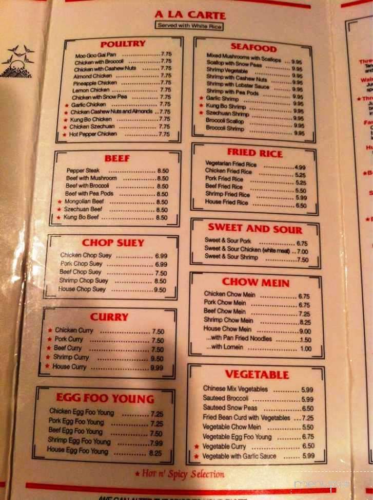 Four Joys Chinese Restaurant - Albuquerque, NM menu_pic