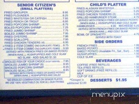 Fisherman's Galley - Rocky Mount, VA menu_pic