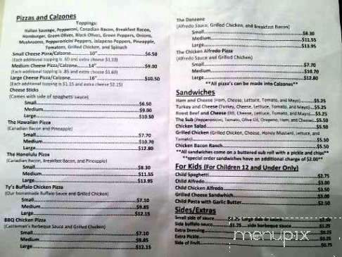 Grumpy's Italian Grill - Cullman, AL menu_pic