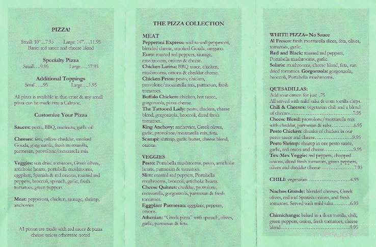 Grand Central Cafe - Waterville, ME menu_pic