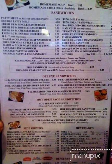 George's Kitchen - Cleveland, OH menu_pic