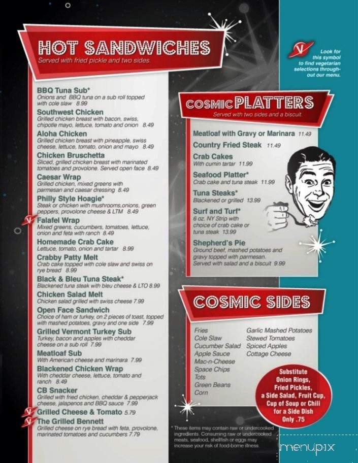 Galaxy Diner - Richmond, VA menu_pic