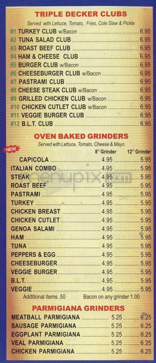 A-1 Pizza - Hartford, CT menu_pic