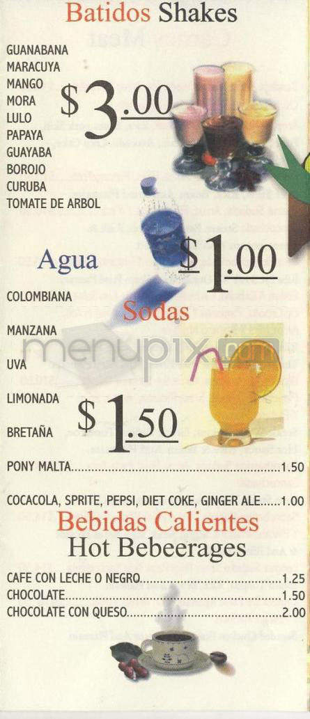 Antojitos Colombianos 2 - Hartford, CT menu_pic